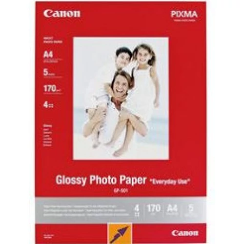 Canon GP-501 fényes fotópapír (A4, 5 lap, 170g)