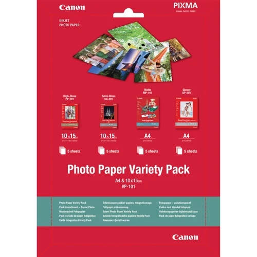 VP-101 A4 + 10X15 PHOTO PAPER VARTY PACK A4 10X15