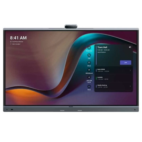 YEALINK Interaktív kijelző - MB86 Pro 86", 4K Touch Screen, 50Megapixel kamera, Wi-Fi, BT, 1xHDMI, 3xUSB, 2xRJ45 YEALINK
