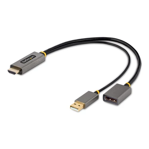 STARTECH Adapter HDMI 4K 60Hz 2.0 to Displayport 1.2, USB Bus Powered, 30cm kábel STARTECH