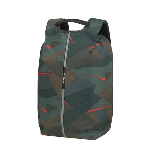 SAMSONITE Notebook hátizsák 128822-4631, LAPTOP BACKPACK 15.6" (Deep Forest Camo) -SECURIPAK