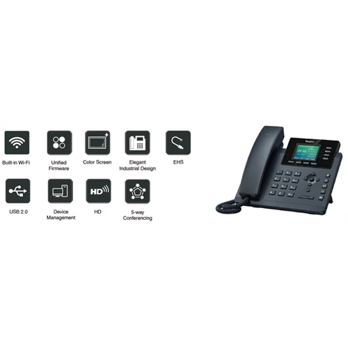 YEALINK Telefon - SIP-T34W HD IP 4 vonalas YEALINK