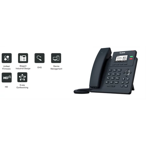 YEALINK Telefon - SIP-T31P HD IP 5 vonalas YEALINK