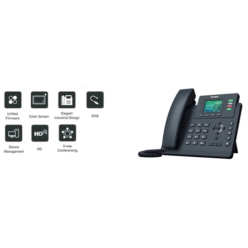 YEALINK Telefon - SIP-T33G VoIP 5 vonalas YEALINK