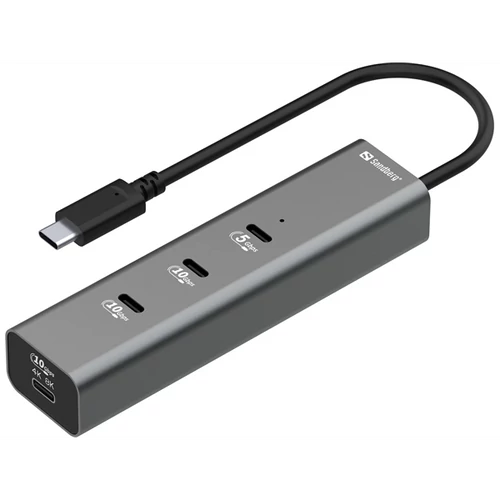 SANDBERG USB-C Port, 5-in-1 MediaDock Sandberg