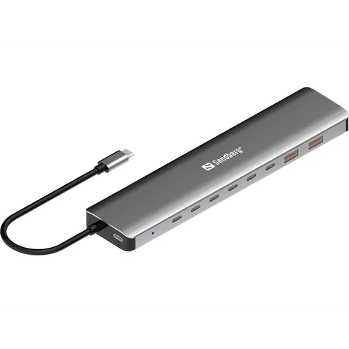 SANDBERG USB-C to 8xUSB-C + 2xUSB-A 100W Sandberg