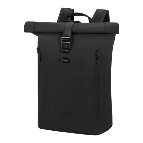 SAMSONITE Notebook hátizsák 151790-1041 Coatify Biz ROLLTOP BACKPACK 14.1" BLACK, Fekete Samsonite