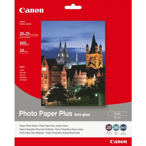 PAPER PHOTO SG201 8X10IN 20SH SEMI-GLOSSY SG-201 BJ MEDIA