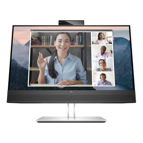 HP monitor 23.8" E24mv G4 Conferencing 23.8" FHD Matt IPS 1920x1080, 16:9, 1000:1, 250cd, 5ms, VGA, HDMI, DisplayPort HP BPS ATTACH