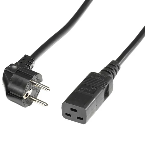 APPARATUS CONNECTION CABLE IEC320 C14/C13 GREEN 3M