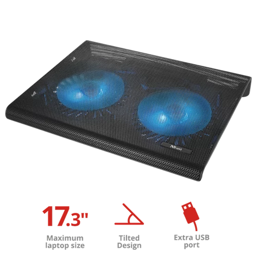 TRUST Laptop hűtőállvány két ventilátorral 20104 (Azul Laptop Cooling Stand) Trust