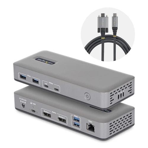 USB-C DOCK 2X DP 100W PD .