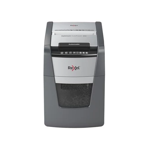 REXEL Iratmegsemmisítő, konfetti, 90 lap, "Optimum AutoFeed+ 90X" Rexel