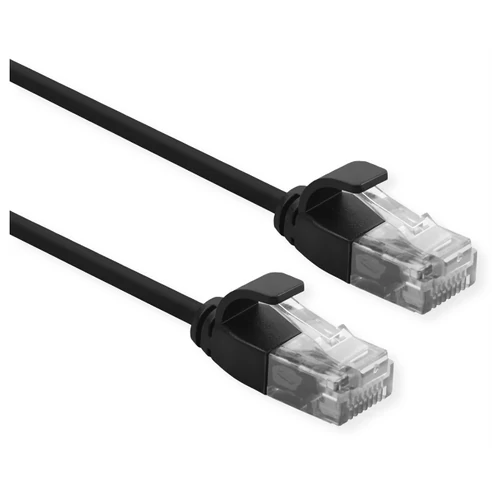 UTP DATACENTER PATCH CABLE SLIM KAT6A LSOH BLACK 0 5M