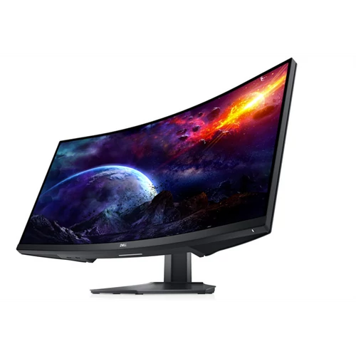 DELL LCD Monitor 34" S3422DWG, 3440x1440, 21:9, 3000:1, 400cd, 2ms, HDMI, Display Port, USB, fekete