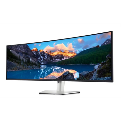 DELL LED IPS Curved Monitor 49" U4924DW 5120 x 1440, 2000:1, 350cd, 8ms,HDMI, DP, USB-C, fekete Dell