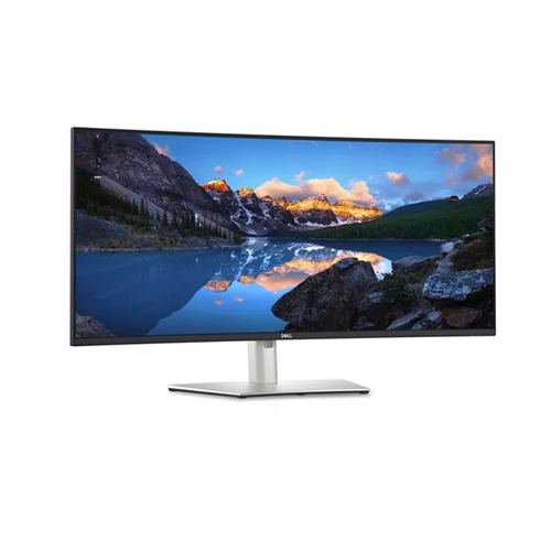 DELL Ívelt Monitor U3824DW, 38" WQHD+ (3440x1600), 60Hz, 21:9, IPS, 2000:1, 300cd, 8ms, DP, HDMI, USB-C, szürke Dell