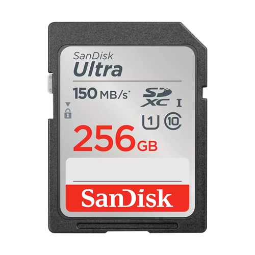 SANDISK 215417, SDXC ULTRA KÁRTYA 256GB, 150MB / s CL10 UHS-I SanDisk