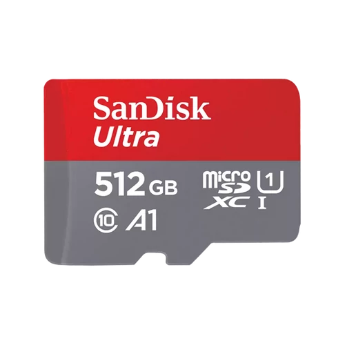 SANDISK 215424, MICROSD ULTRA ANDROID KÁRTYA 512GB, 150MB / s, A1, Class 10, UHS-I