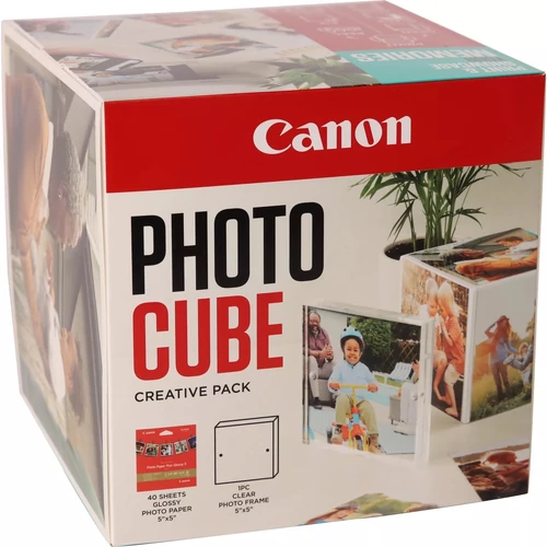 PP-201 5X5 PHOTO CUBE CREATIVE PACK WHITE BLUE (40SHEETS) + ACR