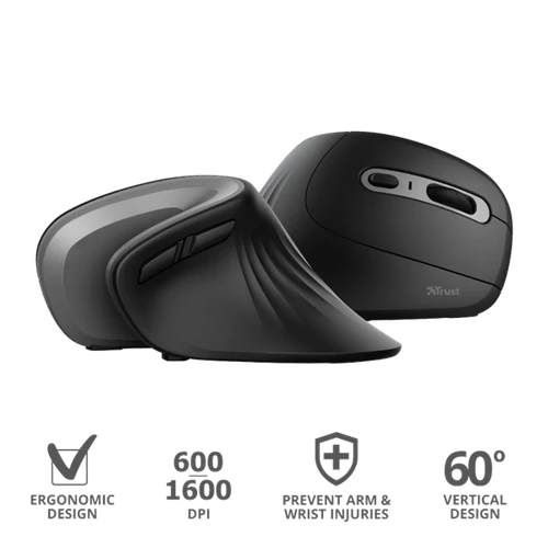 TRUST Ergonomikus vezeték nélküli egér 23507, Verro Ergonomic Wireless Mouse