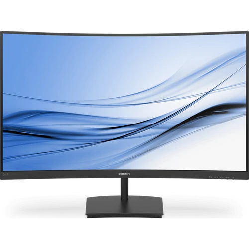 PHILIPS Ívelt VA monitor 23.6" 241E1SCA, 1920x1080, 16:9, 250cd / m2, 4 ms, 75Hz, D-Sub / HDMI, hangszóró