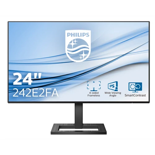 PHILIPS IPS monitor 23.8" 242E2FA, 1920x1080, 16:9, 300 cd / m2, 1ms, 75Hz, D-Sub / DisplayPort / HDMI, hangszóró