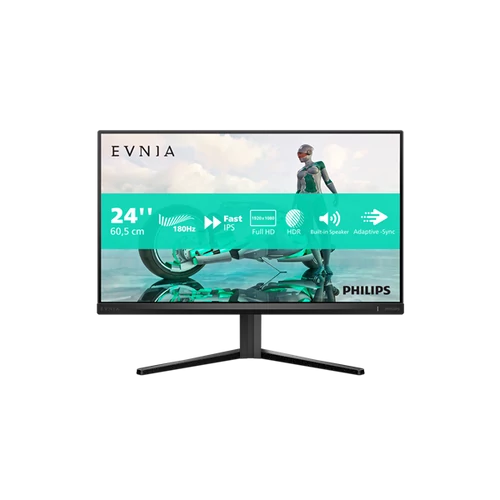 PHILIPS IPS Gaming 180Hz monitor 23,8" 24M2N3200S 1920x1080, 16:9, 300cd / m2, 0,5ms, 2xHDMI / DisplayPort, hangszóró, HDR10 Philips