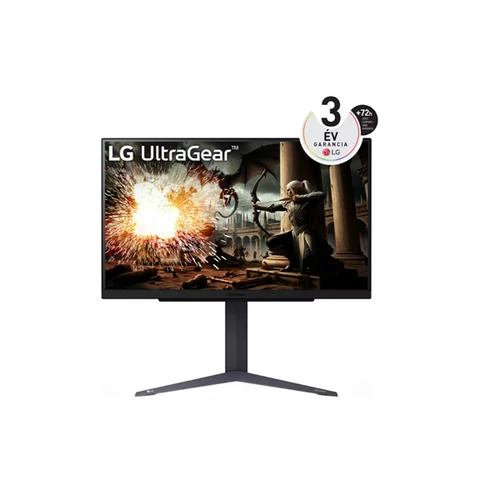 LG Gaming 180Hz IPS monitor 27" 27GS75Q-B, 2560x1440, 16:9, 300cd / m2, 1ms, 2xHDMI / DisplayPort, áll. mag, pivot, HDR10 LG