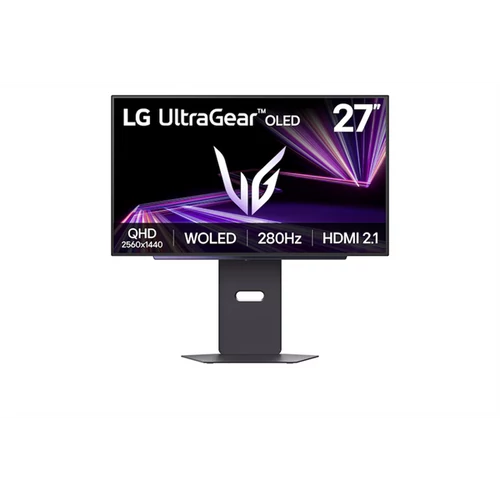 LG Gaming 280Hz OLED monitor 27" 27GX700A, 2560x1440, 16:9, 335cd / m2, 0,03ms, DisplayPort / 2xHDMI / 3xUSB, áll.mag.,Pivot LG