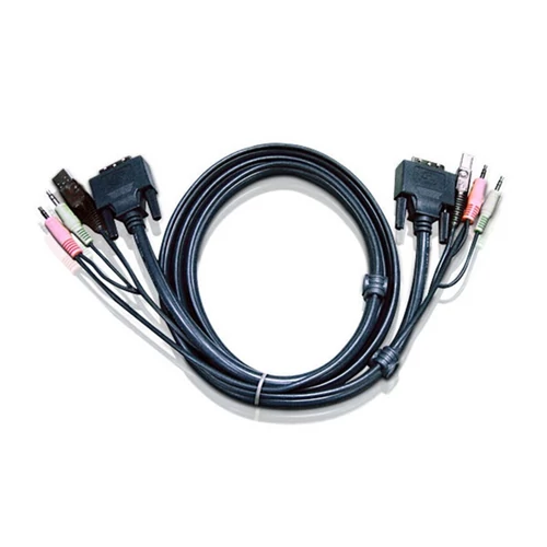 ATEN KVM Kábel USB DVI 3m 2L-7D03U ATEN