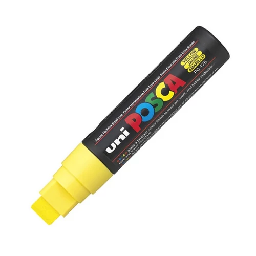 UNI POSCA Marker Pen PC-17K Extra-Broad - Yellow UNI