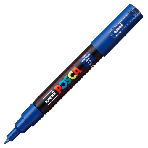 UNI POSCA Marker Pen PC-1M Extra-Fine - Blue UNI