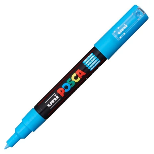 UNI POSCA Marker Pen PC-1M Extra-Fine - Light Blue UNI