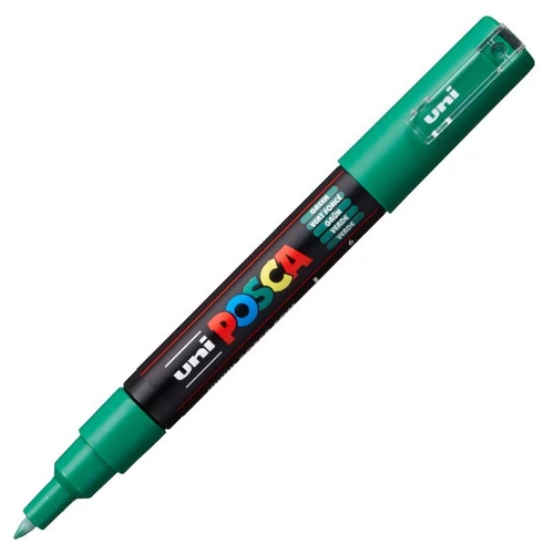 UNI POSCA Marker Pen PC-1M Extra-Fine - Green UNI