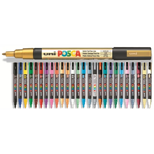 UNI POSCA Marker Pen PC-3M Fine - Apple Green UNI