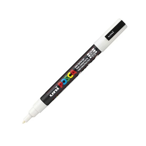 UNI POSCA Marker Pen PC-3M Fine - White UNI