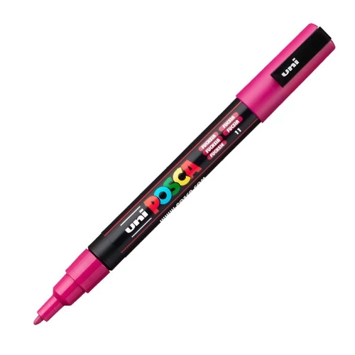 UNI POSCA Marker Pen PC-3M Fine - Fuchsia UNI