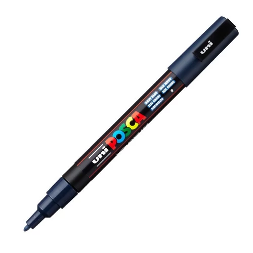 UNI POSCA Marker Pen PC-3M Fine - Navy Blue UNI