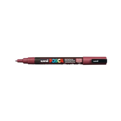 UNI POSCA Marker Pen PC-3M Fine - Red Wine UNI