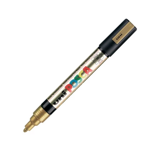 UNI POSCA Marker Pen PC-5M Medium - Gold UNI