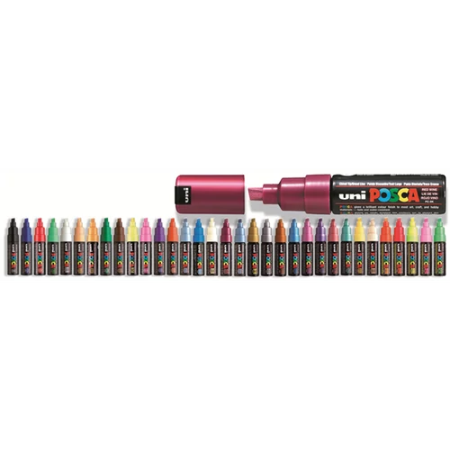 UNI POSCA Marker Pen PC-8K Broad Chisel - Brown UNI