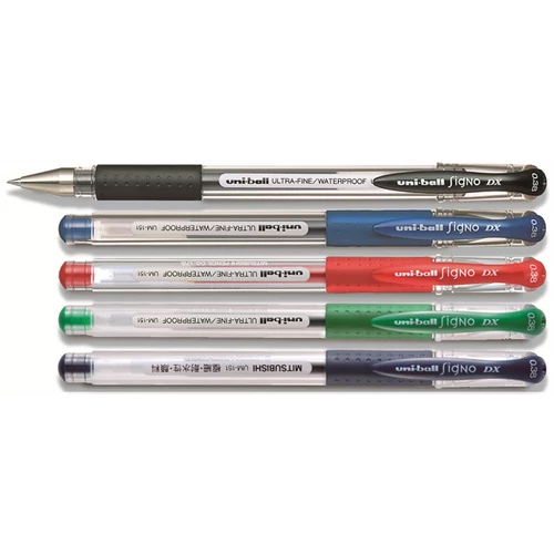 UNI Uni-ball Signo DX UM-151 0.38mm Gel Rollerball Pen - Green UNI