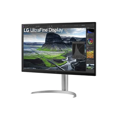 LG IPS monitor 31.5" 32UQ850V, 3840x2160, 16:9, 400cd / m2, 5ms, 2xHDMI / DisplayPort / USB-C / 3xUSB, Pivot, hangszóró LG