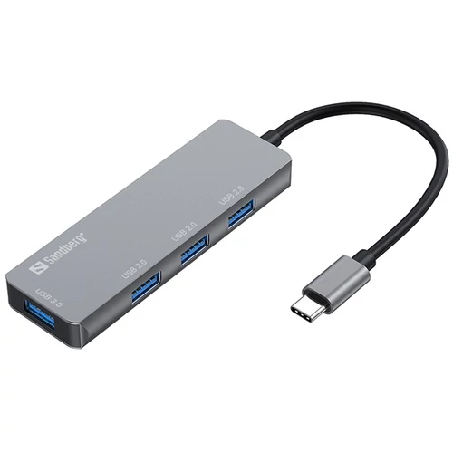 SANDBERG USB-C tartozék, USB-C Hub 1xUSB3.0 + 3x2.0 SAVER