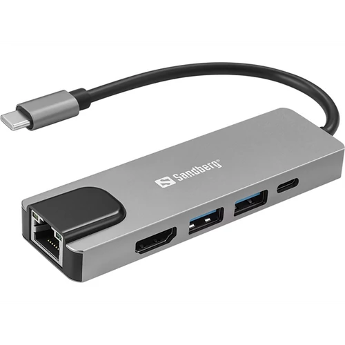Sandberg USB-C 5in1 Travel Dock Saver Sandberg