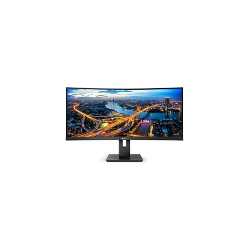 PHILIPS Ívelt VA monitor 34" 345B1C, 3440x1440, 21:9, 300 cd / m2, 5ms, HDMI / DisplayPort / USB-C / 4xUSB, LAN, hangszóró Philips