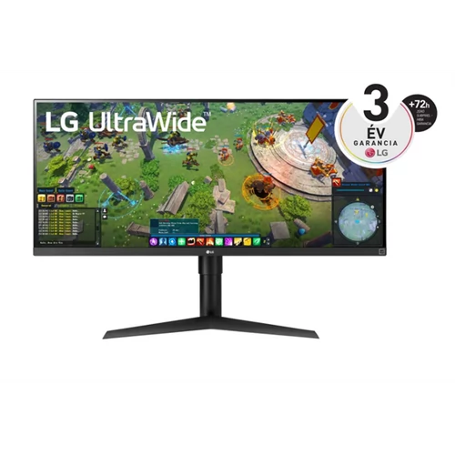 LG UltraWide™ IPS HDR10 monitor 34" 34WP65G-B, 2560x1080, 21:9, 5ms, 400cd / m2, 75Hz, HDMI / DP / USB-C / Audio out, FreeSync