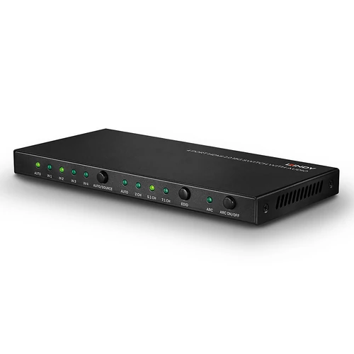 LINDY 4 Port HDMI 2.0 18G Switch with Audio