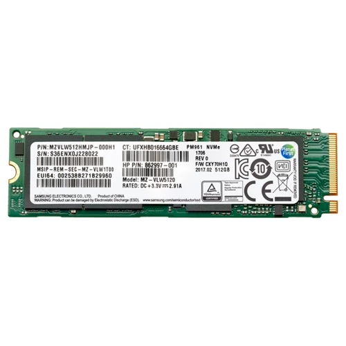 HP SSD 512GB TLC PCIe 4x4 NVMe TLC M.2 HP BPS ATTACH